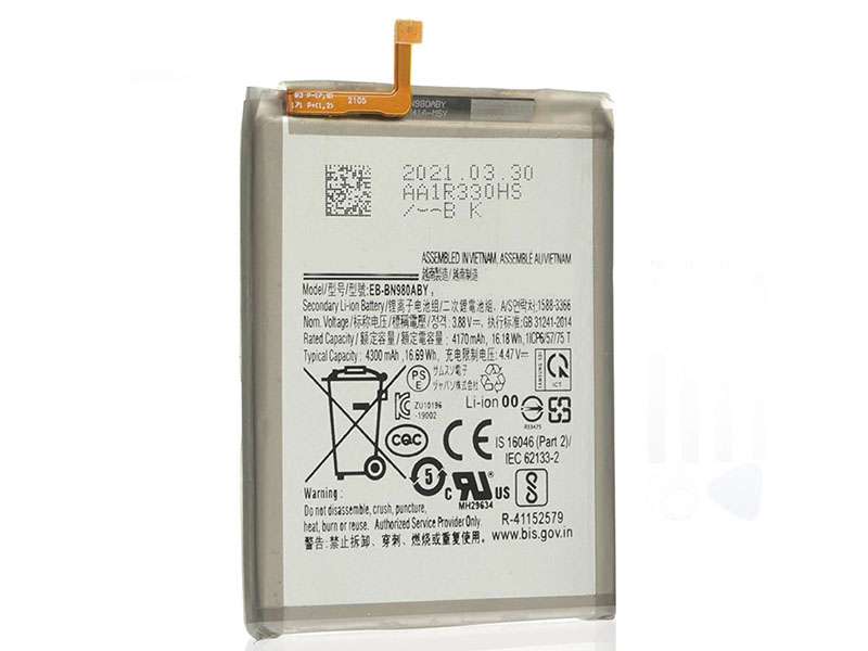 Batterie de remplacement pour Samsung Galaxy Note 20 (N980), EB-BN980ABY EB-BN980ABU Batterie de remplacement pour Samsung Galaxy Note 20 (N980), EB-BN980ABY EB-BN980ABU